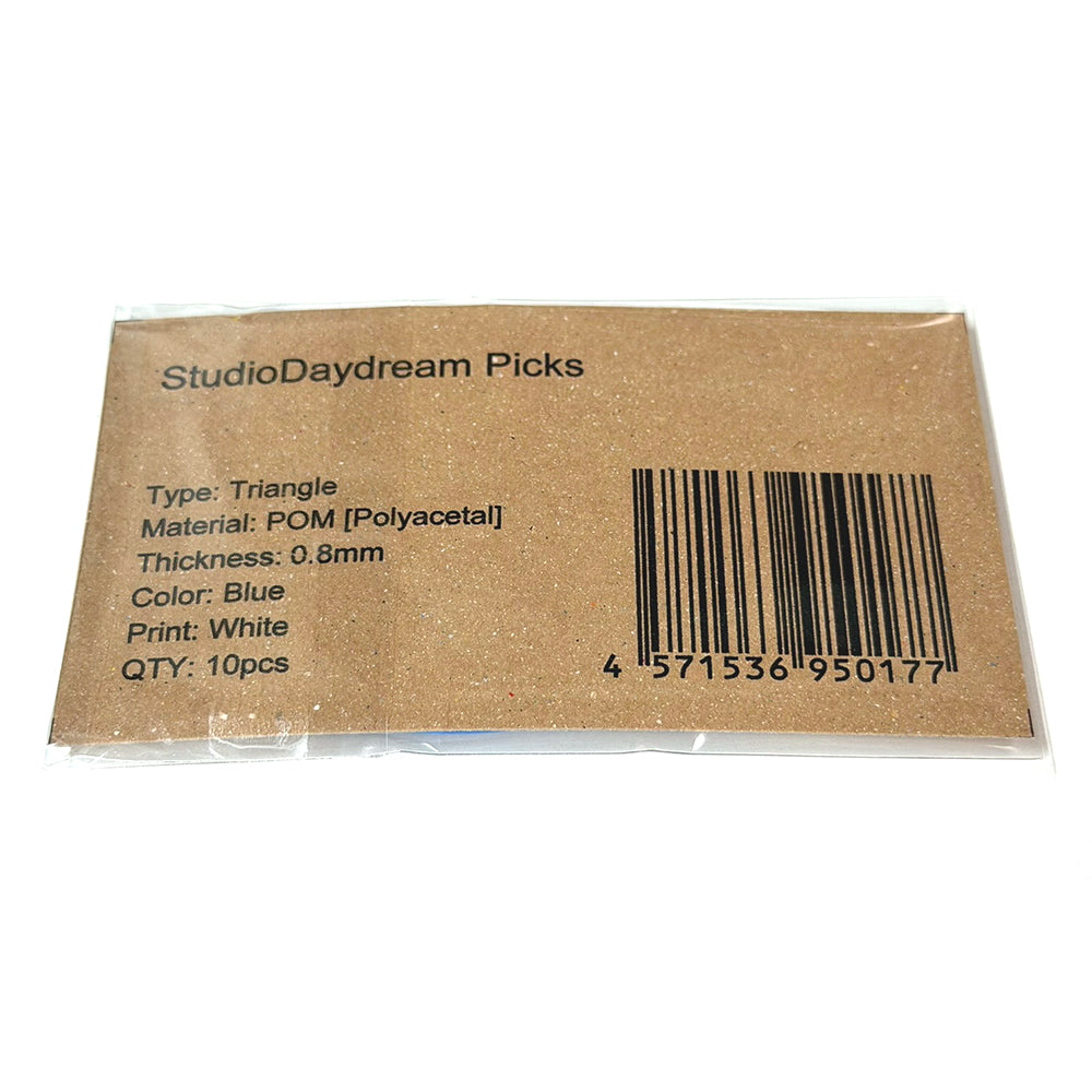 トライアングル / POM / 0.8mm / ブルー / 10枚セット