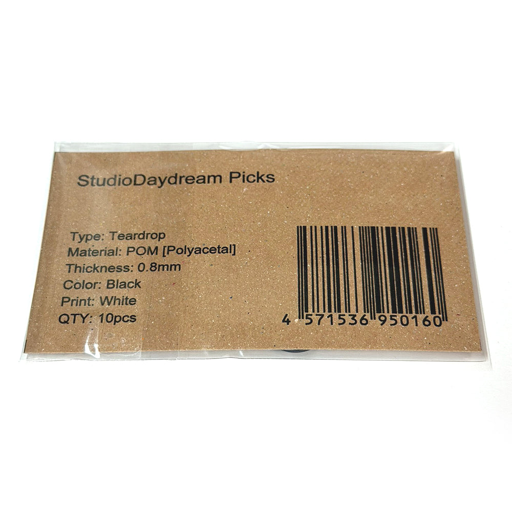 ティアドロップ / POM / 0.8mm / ブラック / 10枚セット
